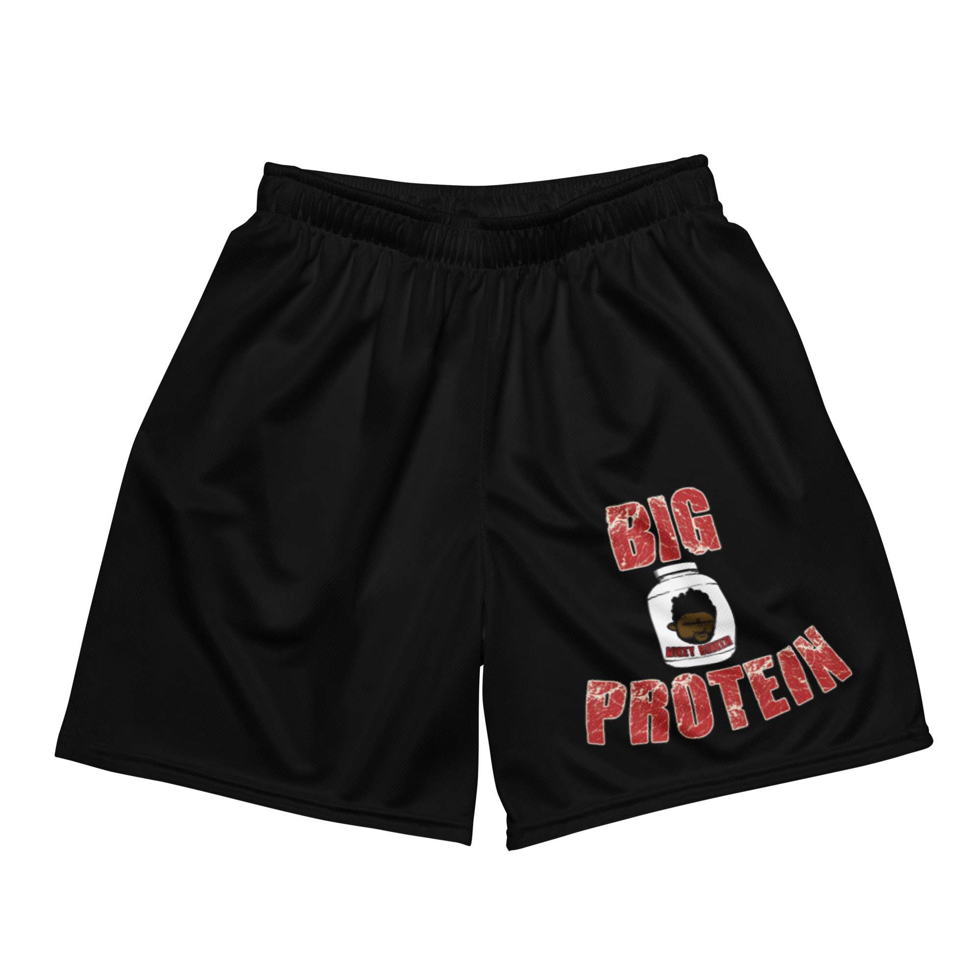 Mikey Banker "Big Protein" Unisex mesh shorts