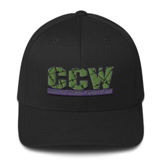 Chaotic Combat Wrestling "CCW Barbed Wire" Flexfit Cap