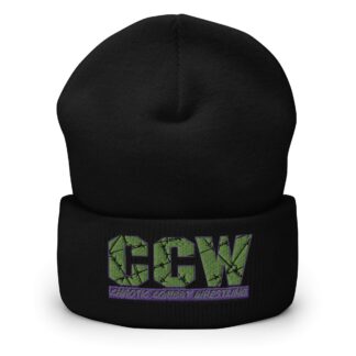 Chaotic Combat Wrestling "CCW Barbed Wire" Cuffed Beanie