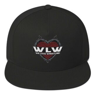 Tommy Trainwreck "We Love Wrestling barbwire heart design" Snapback Hat