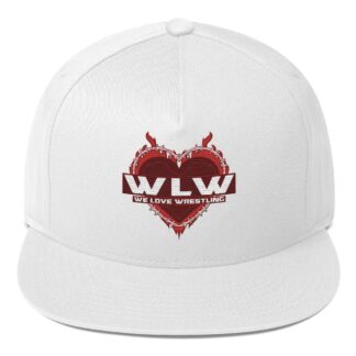 Tommy Trainwreck "We Love Wrestling barbwire heart design RED" Snapback Hat