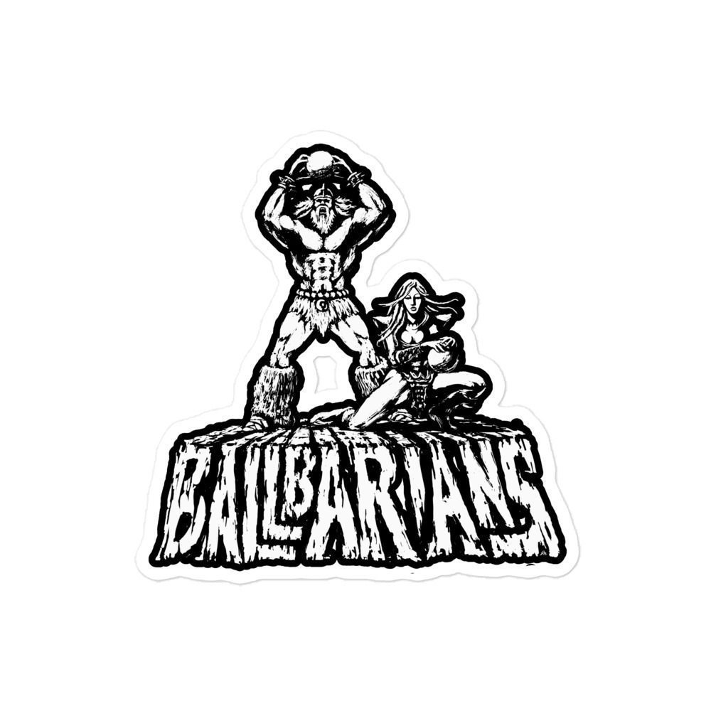 Mister 4th Row "Ballbarians" Bubble-free stickers