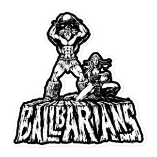Mister 4th Row "Ballbarians" Bubble-free stickers