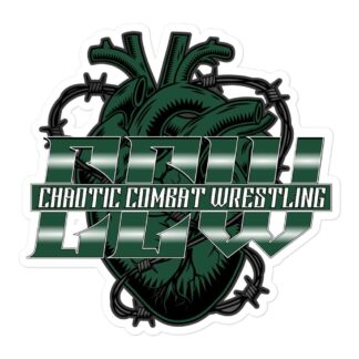 Chaotic Combat Wrestling "Chaotic Combat logo" Bubble-free stickers