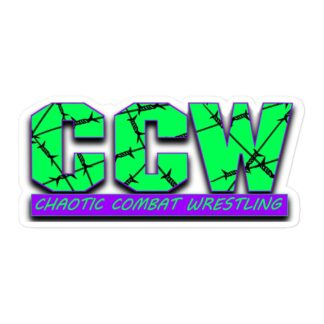 Chaotic Combat Wrestling "CCW Barbed Wire" Bubble-free stickers