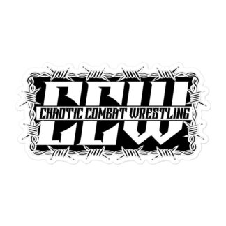 Chaotic Combat Wrestling "CCW Hardcore" Bubble-free stickers