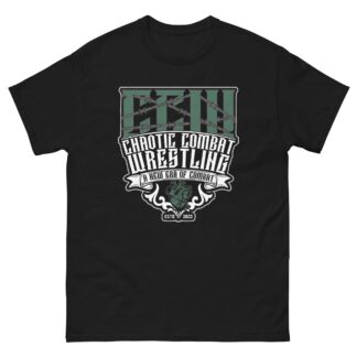 Chaotic Combat Wrestling "Chaotic Combat Crest" Short Sleeve Unisex t-shirt