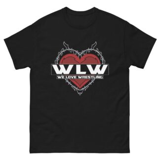 Tommy Trainwreck "We Love Wrestling barbwire heart design" Short Sleeve Unisex t-shirt