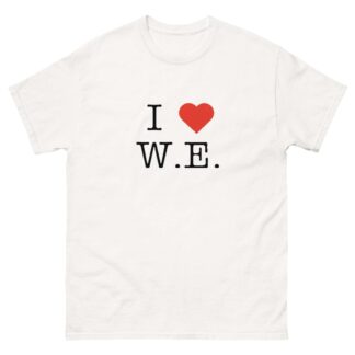 Wayne Evans "I love W.E." Short Sleeve Unisex t-shirt