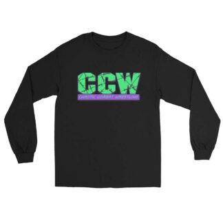 Chaotic Combat Wrestling "CCW Barbed Wire" Unisex Long Sleeve Shirt