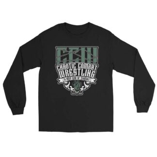 Chaotic Combat Wrestling "Chaotic Combat Crest" Unisex Long Sleeve Shirt