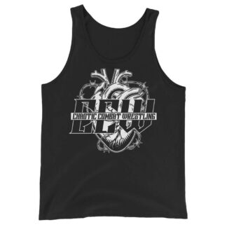 Chaotic Combat Wrestling "CCW Heart of Barbs" Unisex Tank Top
