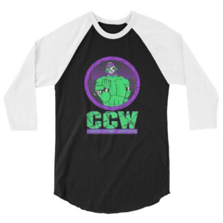 Chaotic Combat Wrestling "CCW Deathmatch Mutant" 3/4 sleeve raglan shirt