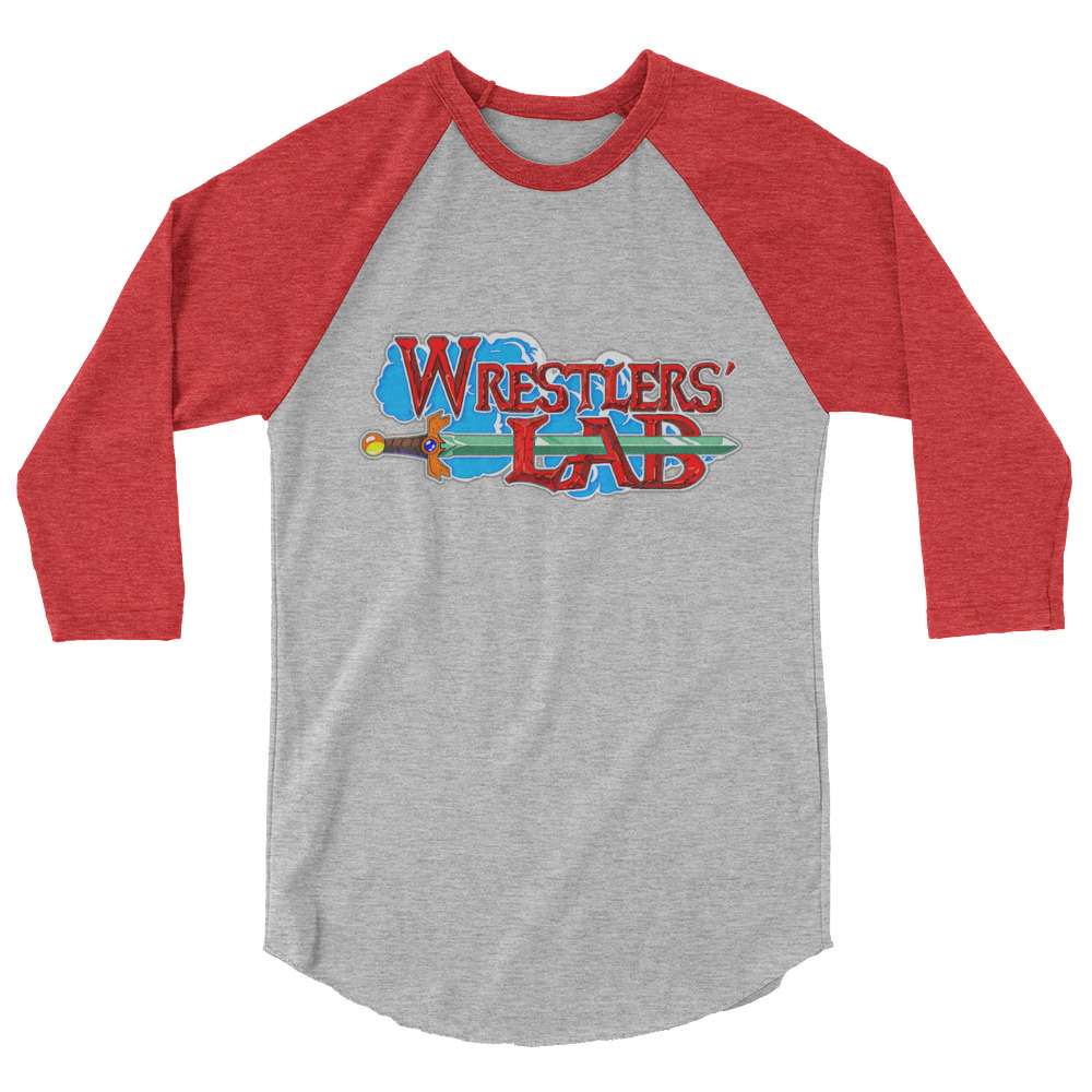 Wrestlers' Lab "Wrestlers' Lab Time" 3/4 sleeve raglan shirt