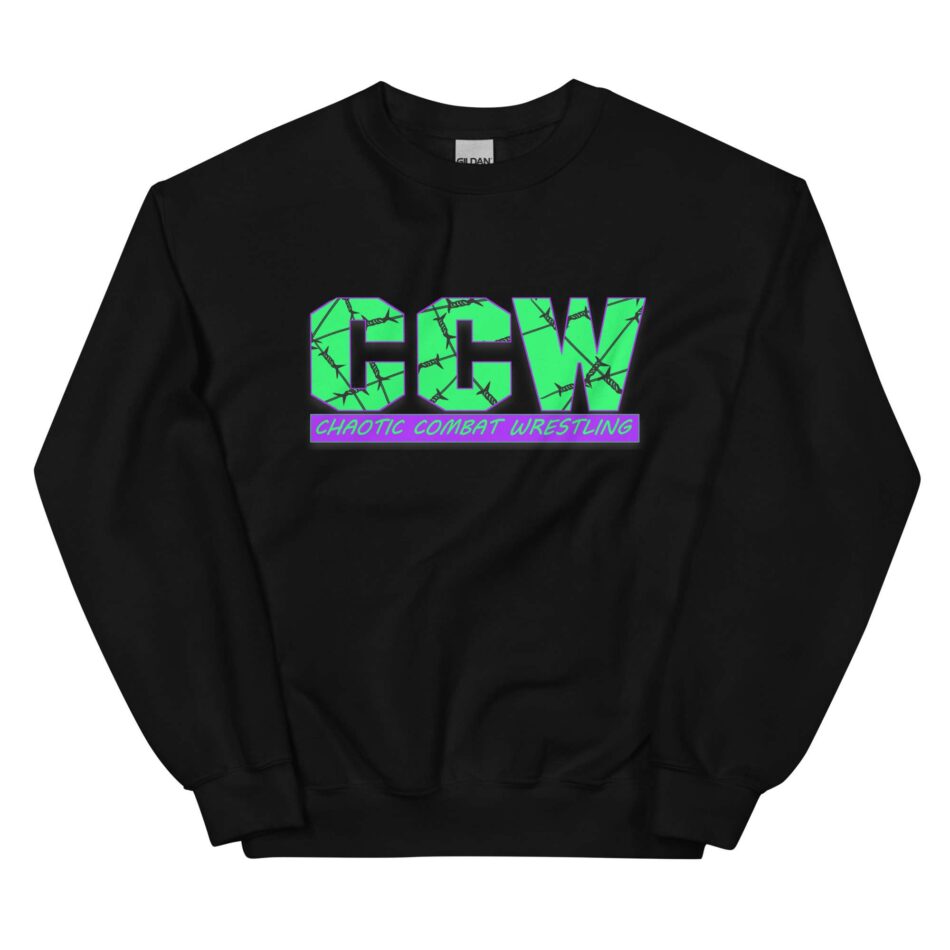 Chaotic Combat Wrestling "CCW Barbed Wire" Unisex Sweatshirt