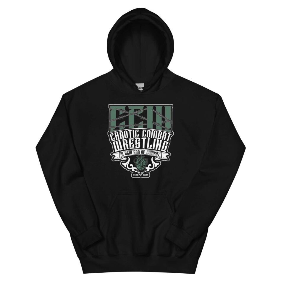 Chaotic Combat Wrestling "Chaotic Combat Crest" Unisex Hoodie