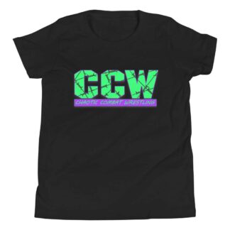 Chaotic Combat Wrestling "CCW Barbed Wire" Youth Short Sleeve T-Shirt