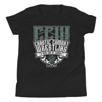 Chaotic Combat Wrestling "Chaotic Combat Crest" Youth Short Sleeve T-Shirt