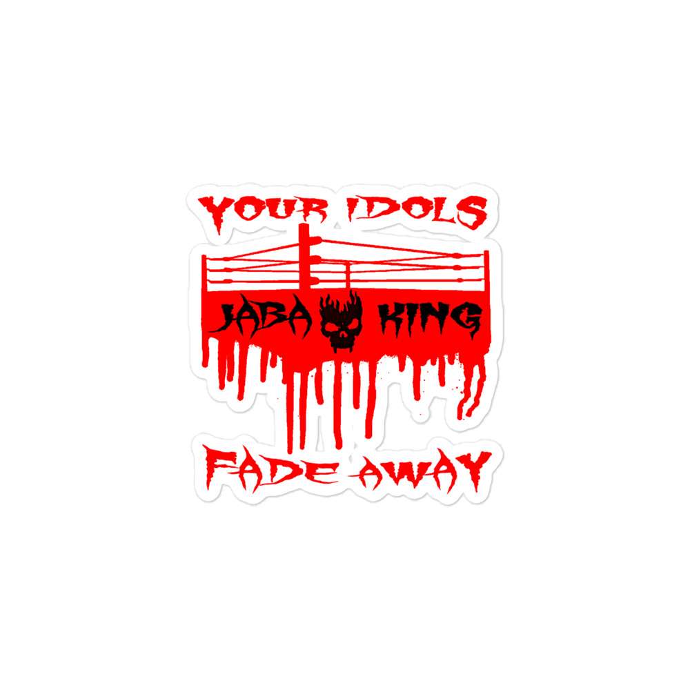 Jaba King "Idols" Bubble-free stickers