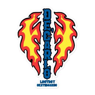 Vampyre Diago Diablo "Decarlo Flames Brand" Bubble-free stickers