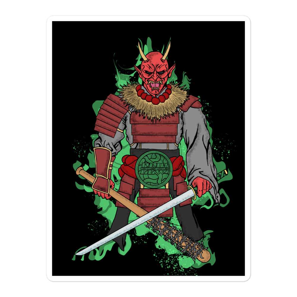 Chaotic Combat Wrestling "Ronin Road" Bubble-free stickers