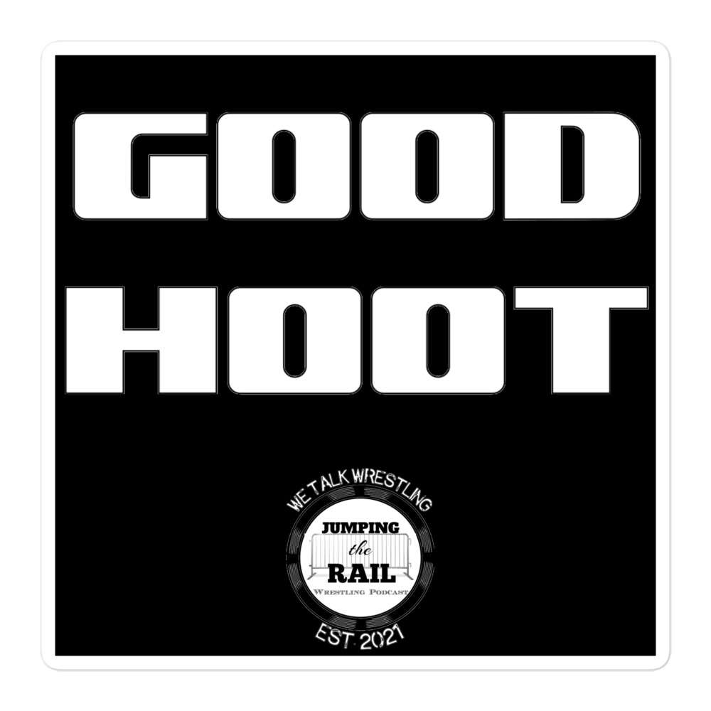 JTR Podcast Network "Good Hoot" Bubble-free stickers