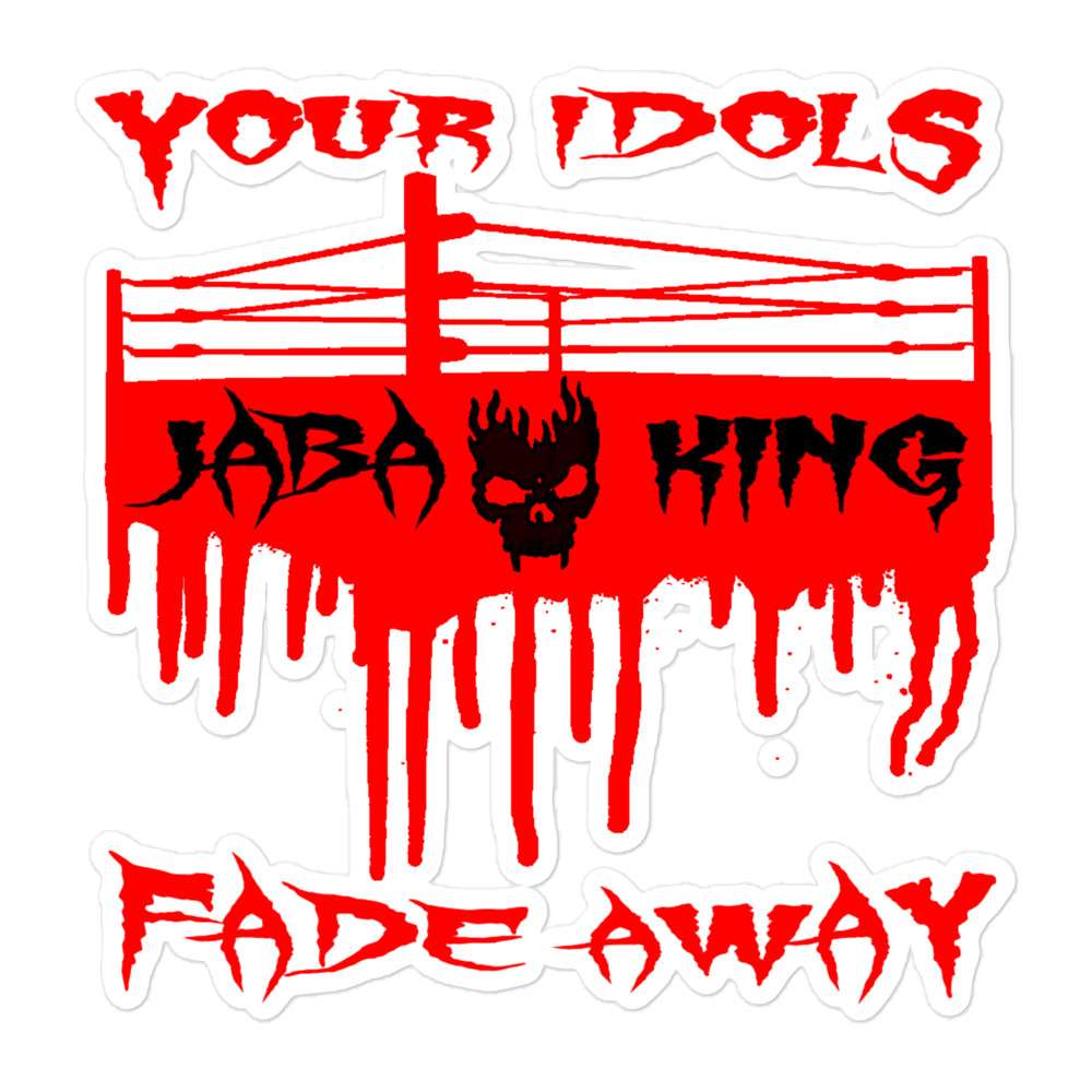 Jaba King "Idols" Bubble-free stickers