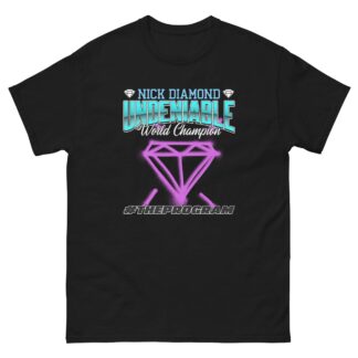 Nick Diamond "Undeniable Champion" Short Sleeve Unisex t-shirt