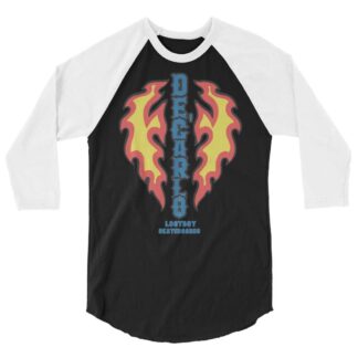 Vampyre Diago Diablo "Decarlo Flames Brand" 3/4 sleeve raglan shirt