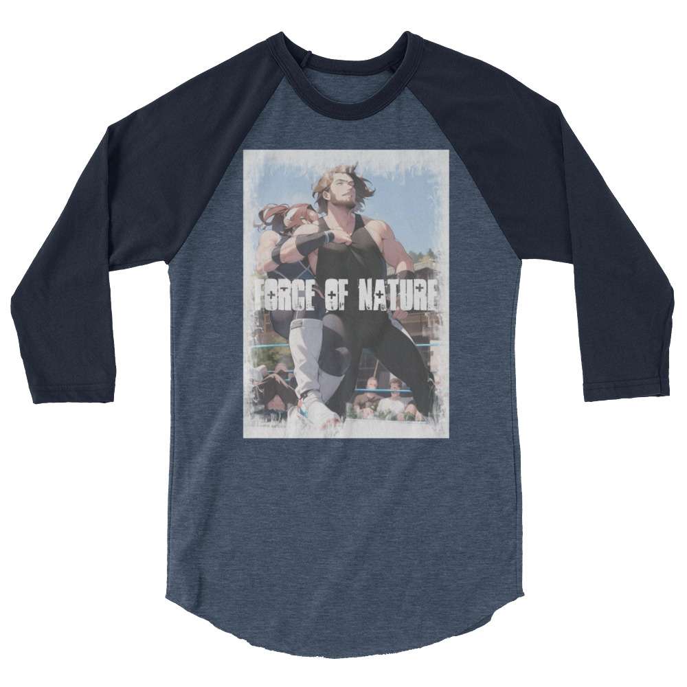 TJ Pierce "Force of Nature" 3/4 sleeve raglan shirt