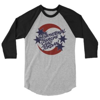 Shaq Jordan "Generational Bash" 3/4 sleeve raglan shirt