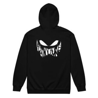 Funny Bone "smile" Unisex Zip Up Hoodie