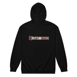 BitcoinboiZ "#BitcoinboiZ Logo" Unisex Zip Up Hoodie