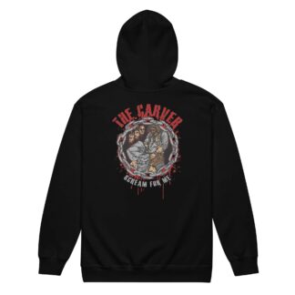 The Carver of Cutters Alley "Breath" Unisex Zip Up Hoodie