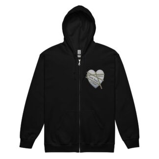 TJ Meyer "Heart in Chains" Unisex Zip Up Hoodie