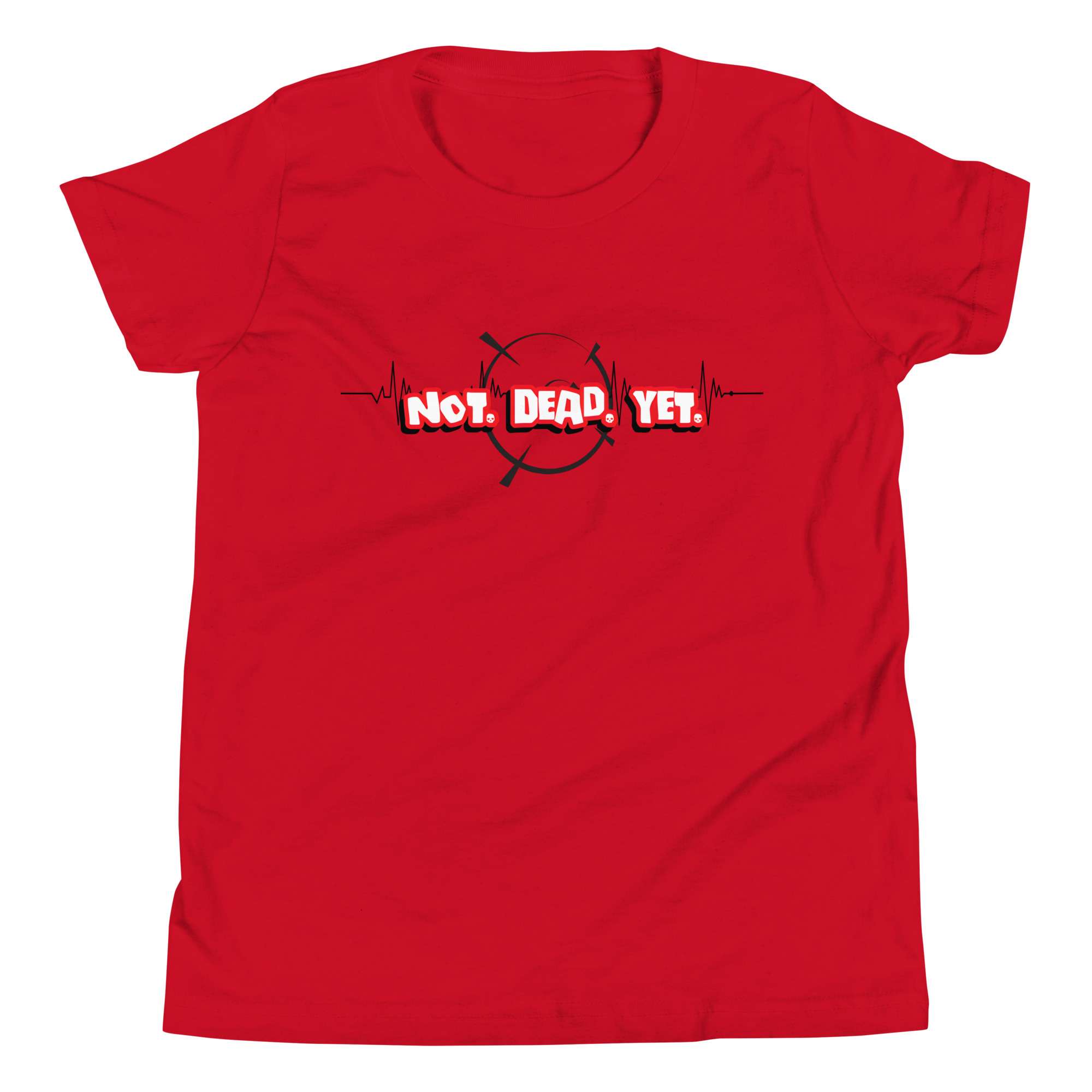 Tommy Trainwreck "Not Dead Yet." Youth Short Sleeve T-Shirt