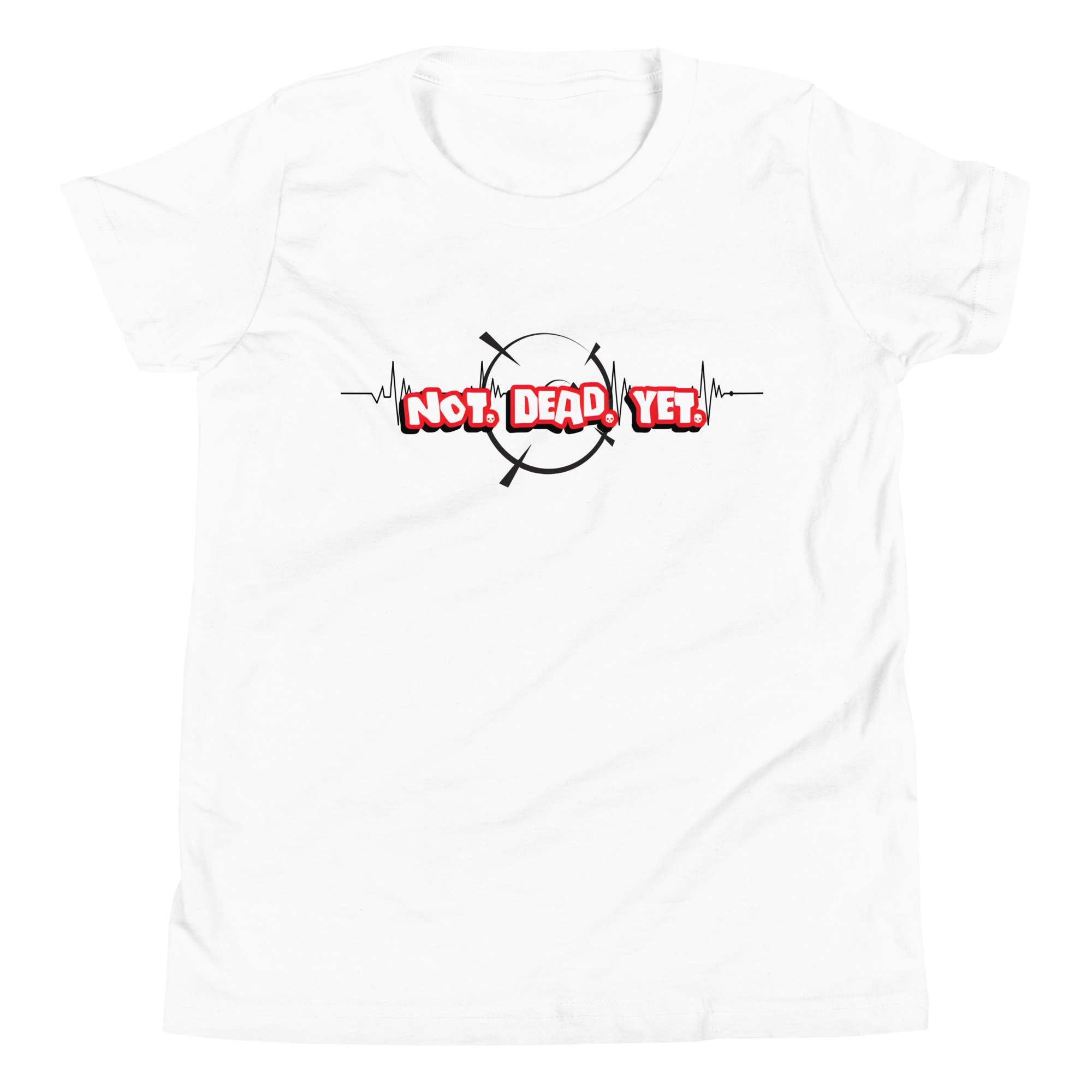 Tommy Trainwreck "Not Dead Yet." Youth Short Sleeve T-Shirt