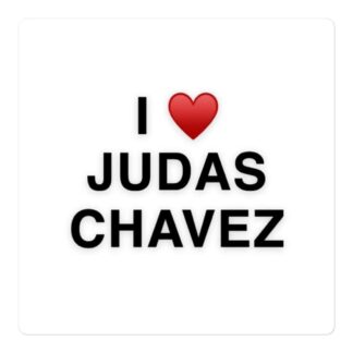 Judas Chavez "I ❤️ Judas Chavez" Bubble-free stickers
