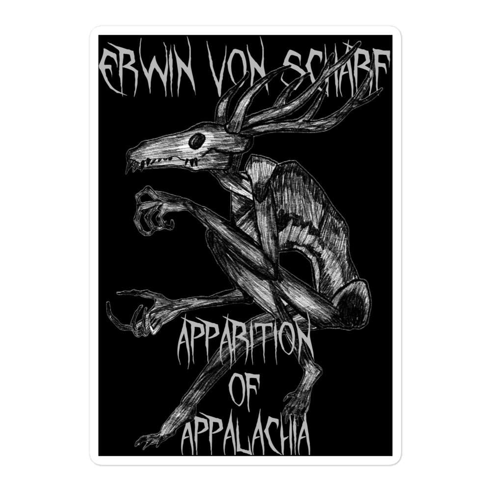 Erwin Von Scharf "Apparition of Appalachia" Bubble-free stickers
