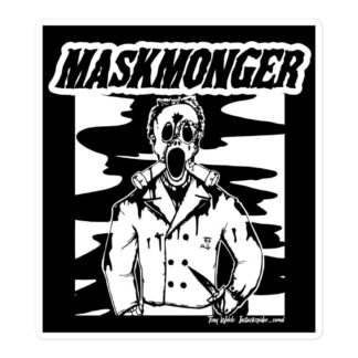 Vinny Rattlocke "Ghostface Gasmask" Bubble-free stickers