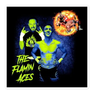 Flamin’ Aces “Vintage” Bubble-free stickers