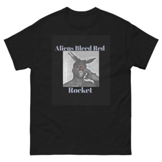 Rocket "Aliens Bleed Red" Short Sleeve Unisex t-shirt