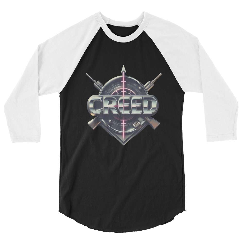 James Creed "Creed Guns" 3/4 sleeve raglan shirt