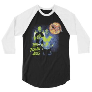 Flamin’ Aces "Vintage" 3/4 sleeve raglan shirt