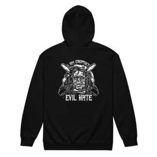 Evil Nate "I Am Cropsey" Unisex Zip Up Hoodie