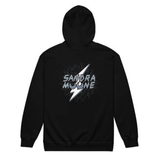 Sandra Moone "Electric Moone" Unisex Zip Up Hoodie