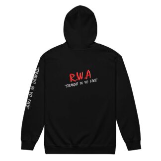 Serza "R.W.A (Revolution With Attitude)" Unisex Zip Up Hoodie