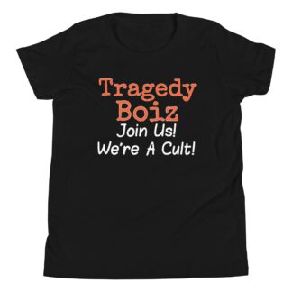 Tragedy Boiz "Join Us! We're A Cult! (Simple)" Youth Short Sleeve T-Shirt