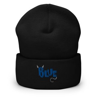 Heather Blue "Blue She-Devil" Cuffed Beanie