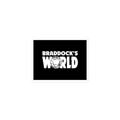 Alex Braddock "Braddock's World" Bubble-free stickers